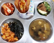 오늘의식단<급식소식<다운중학교 다운중학교