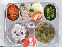 이달의식단<급식소식<학교소식<고헌중학교 고헌중학교