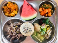 식단 사진<영양 급식실<학교 소식<다전초등학교 다전초등학교