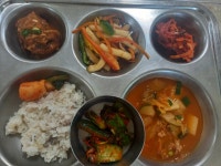 식단사진첩<급식실<알림방<무거중학교 무거중학교