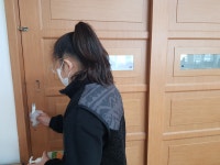 코로나19방역<우리들마당<삼신초등학교 삼신초등학교