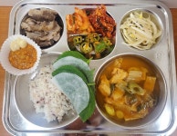 식단사진<급식실<학교소식<문수중학교 문수중학교