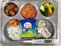 오늘의 식단 사진<급식실<학교소식<남외중학교 남외중학교