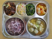 오늘의식단<급식안내<학교소식<웅촌중학교 웅촌중학교