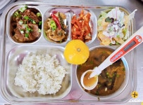 오늘의 식단<영양 급식실<열린마당<평산초등학교 평산초등학교