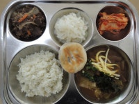 급식식단표