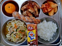 오늘의식단<급식소식<학교소식<가온중학교 가온중학교