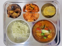 식단사진<급식실<학교소식<문수중학교 문수중학교