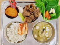 급식 사진<급식소식<열린학교<현대청운중학교 현대청운중학교