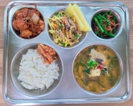 오늘의식단<급식소식<다운중학교 다운중학교