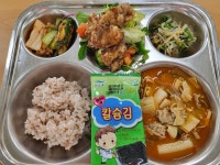 급식 사진<급식실<학교소식<수암초등학교 수암초등학교