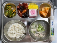 급식 앨범<학교소식<옥동중학교 옥동중학교