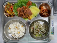 급식 앨범<학교소식<옥동중학교 옥동중학교