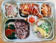 오늘의식단<급식소식<다운중학교 다운중학교