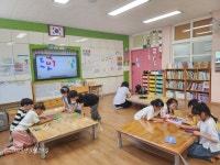 돌봄교실 사진<선택형 돌봄 프로그램(돌봄교실)<늘봄학교<동천초등학교 동천초등학교