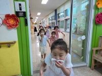 아이들의 모습<병설유치원<평산초등학교 평산초등학교