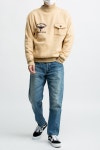 LOT 478 MILITARY SWEATSHIRT GRENIER FIELD BEIGE - 스컬프스토어 스컬프스토어