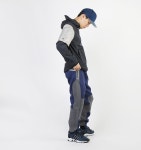 D3014 Ampere Popover Technical Windbreaker Black - 스컬프스토어 스컬프스토어
