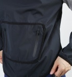 D3014 Ampere Popover Technical Windbreaker Black - 스컬프스토어 스컬프스토어