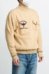 LOT 478 MILITARY SWEATSHIRT GRENIER FIELD BEIGE - 스컬프스토어 스컬프스토어