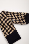 (22FW) J6768 UNISEX KNITTED JUJI TSUNAGIJACQUARD SOCKS - 스컬프스토어 스컬프스토어