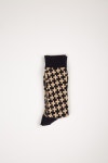 (22FW) J6768 UNISEX KNITTED JUJI TSUNAGIJACQUARD SOCKS - 스컬프스토어 스컬프스토어