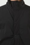 WOOL 100% FLEECE NYLON REVERSE BLOUSON BLACK - 스컬프스토어 스컬프스토어