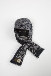 SWT KNIT BANDANA KESA CAP BLACK - 스컬프스토어 SWT KNIT BANDANA KESA CAP BLACK