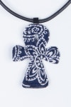 (24FW) BANDANA NECKLACE INDIGO - 스컬프스토어 (24FW) BANDANA NECKLACE INDIGO
