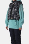 BANDANA PRINT NYLON DIET KEEL WEAVING VEST BLACK - 스컬프스토어 BANDANA PRINT NYLON DIET KEEL WEAVING VEST BLACK