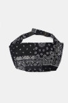 (25SS) GAUZE BANDANA BEACH SNUFKIN BAG BLACK - 스컬프스토어 (25SS) GAUZE BANDANA BEACH SNUFKIN BAG BLACK