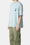 BACK PRINT TEE SLATE BLUE - 스컬프스토어 BACK PRINT TEE SLATE BLUE