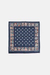 FASTCOLOR SELVEDGE BANDANNA (THUNDERBIRD) NAVY - 스컬프스토어 FASTCOLOR SELVEDGE BANDANNA (THUNDERBIRD) NAVY