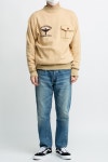 LOT 478 MILITARY SWEATSHIRT GRENIER FIELD BEIGE - 스컬프스토어 스컬프스토어