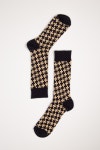 (22FW) J6768 UNISEX KNITTED JUJI TSUNAGIJACQUARD SOCKS - 스컬프스토어 스컬프스토어