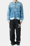 BANDANA DISCHARGE PRINT JACKET INDIGO - 스컬프스토어 BANDANA DISCHARGE PRINT JACKET INDIGO