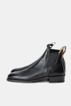 “The Rover” ARTISAN LEATHER SIDE-GORE BOOTS BLACK BROWN HORSE BUTT - 스컬프스토어 “The Rover” ARTISAN LEATHER SIDE... 