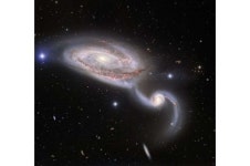Image: The galactic dance of NGC 5394 and NGC 5395