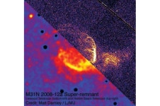First evidence of gigantic remains from star explosions