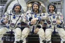 A Russian cosmonaut sets a new record for the most time in space