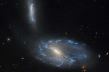 Hubble captures interacting galaxies NGC 5410 and UGC 8932