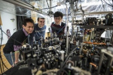 Cesium atoms shaken, not stirred, to create elusive excitation in superfluid