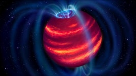 Faint super-planet discovered by radio telescope