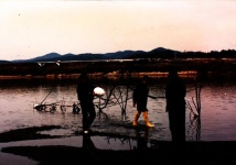 1991년 12월 《구드래 야외미술제》 참여 작품 설치 사진