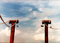 1991년 《금강 국제자연미술전》 야외 설치작품 사진