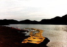 1991년 《금강 국제자연미술전》 야외 설치작품 사진