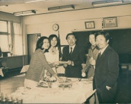 1970년대 이화여자고등학교 교사 시절 김명희 인화사진
