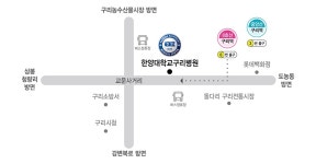 오시는길 - 한양대학교구리병원 오시는길