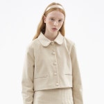 [샐러드볼즈]WOOL CROP JACKET_BEIGE - 주식회사 서울쇼룸 [샐러드볼즈]WOOL CROP JACKET_BEIGE