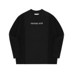 [오디너리피플] MIXED FABRIC BLACK SWEATSHIRT - 주식회사 서울쇼룸 [오디너리피플] MIXED FABRIC BLACK SWEATSHIRT